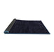 Sideview of Abstract Blue Modern Rug, abs5584blu