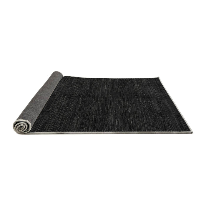 Sideview of Abstract Gray Modern Rug, abs5584gry