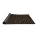 Sideview of Abstract Coffee Brown Modern Rug, abs5585