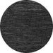 Round Machine Washable Abstract Gray Modern Rug, wshabs5585gry