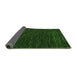 Sideview of Abstract Green Modern Rug, abs5585grn