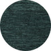 Round Machine Washable Abstract Light Blue Modern Rug, wshabs5585lblu