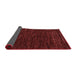 Abstract Red Modern Area Rugs