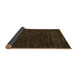 Sideview of Abstract Brown Modern Rug, abs5585brn