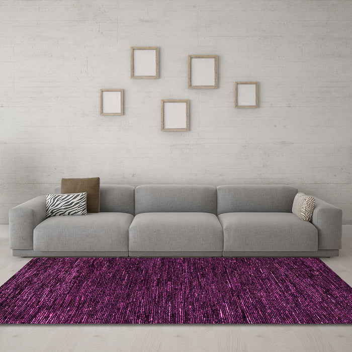Machine Washable Abstract Pink Modern Rug in a Living Room, wshabs5585pnk
