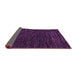 Sideview of Abstract Purple Modern Rug, abs5585pur