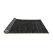 Sideview of Abstract Gray Modern Rug, abs5585gry