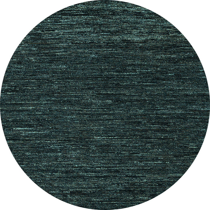 Round Abstract Light Blue Modern Rug, abs5585lblu