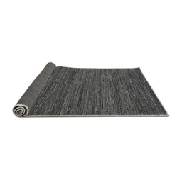 Sideview of Abstract Gray Modern Rug, abs5586gry