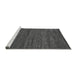 Sideview of Machine Washable Abstract Gray Modern Rug, wshabs5586gry