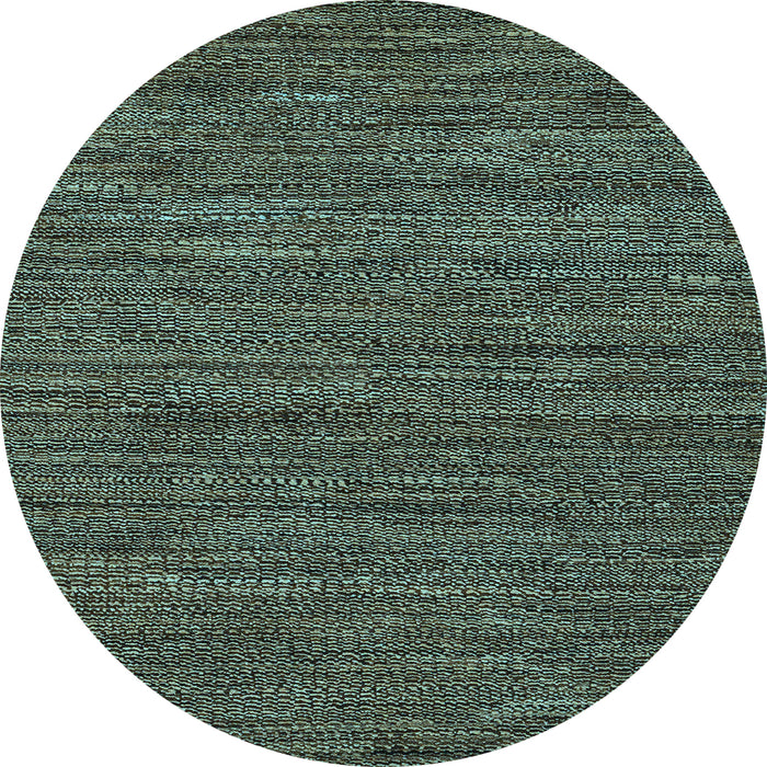 Round Machine Washable Abstract Light Blue Modern Rug, wshabs5586lblu