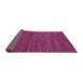 Sideview of Abstract Pink Modern Rug, abs5586pnk