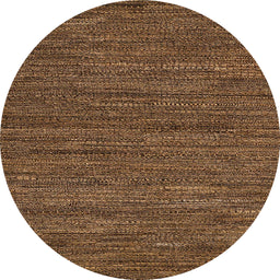 Round Machine Washable Abstract Night Red Rug, wshabs5586