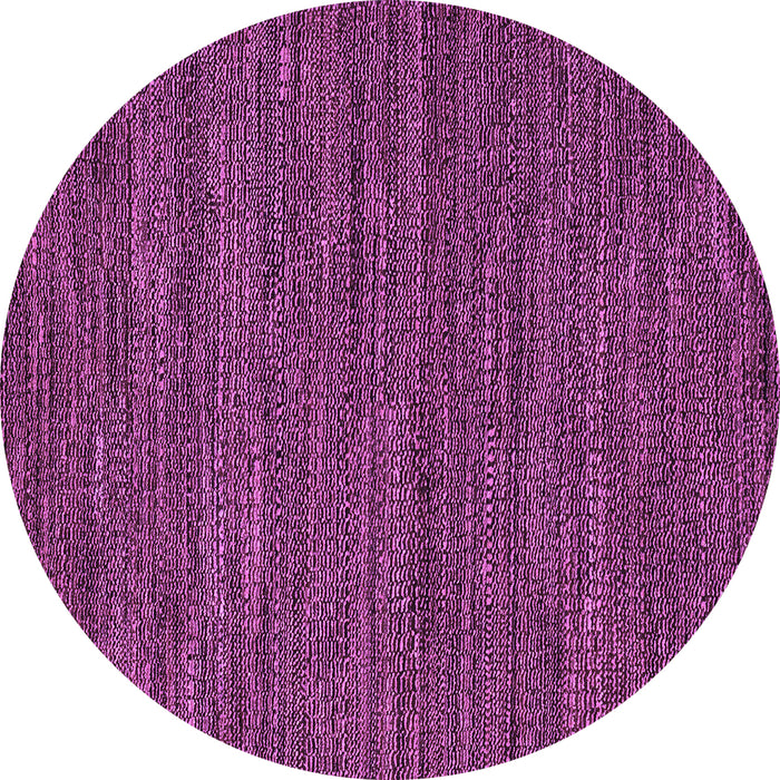 Round Abstract Purple Modern Rug, abs5586pur