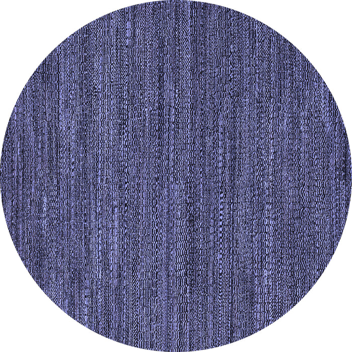 Round Machine Washable Abstract Blue Modern Rug, wshabs5586blu