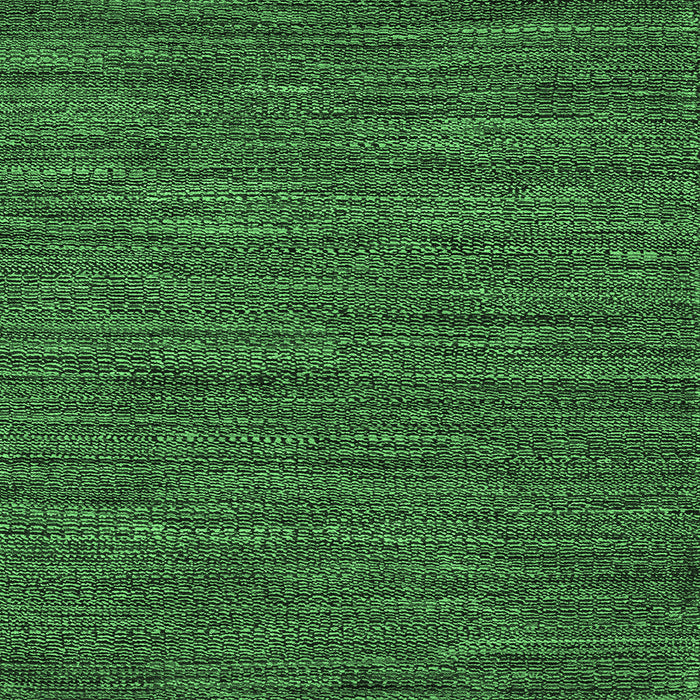 Square Abstract Emerald Green Modern Rug, abs5586emgrn