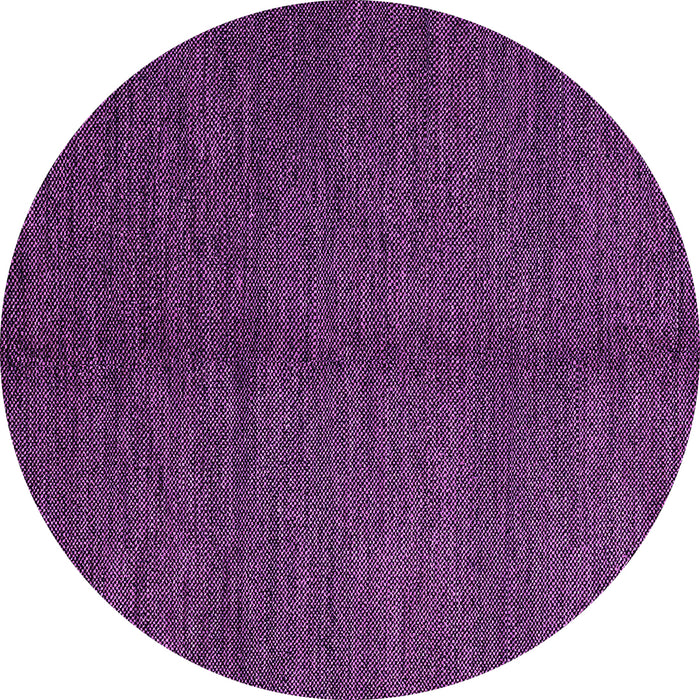 Round Machine Washable Abstract Purple Modern Area Rugs, wshabs5587pur