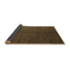 Sideview of Abstract Brown Modern Rug, abs5587brn