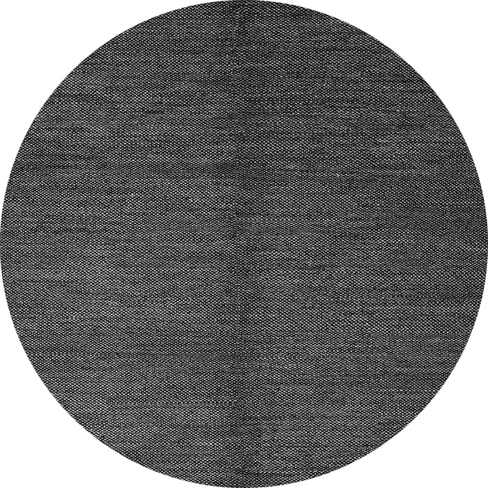 Round Abstract Gray Modern Rug, abs5587gry