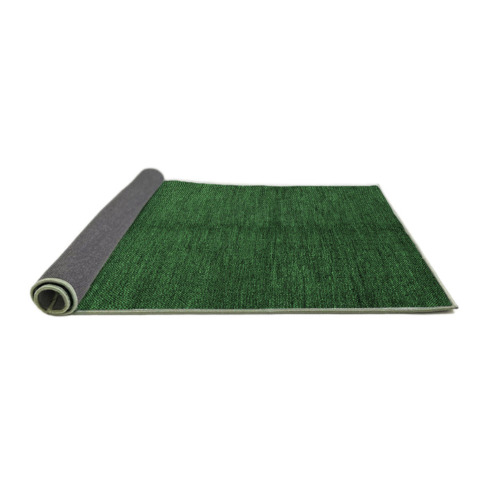 Sideview of Abstract Emerald Green Modern Rug, abs5587emgrn