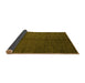 Sideview of Abstract Yellow Modern Rug, abs5587yw