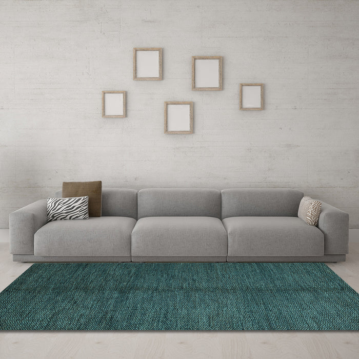 Machine Washable Abstract Light Blue Modern Rug in a Living Room, wshabs5587lblu