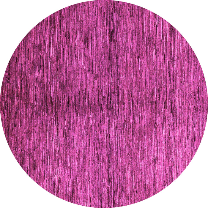 Round Abstract Pink Modern Rug, abs5588pnk