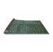 Sideview of Abstract Light Blue Modern Rug, abs5588lblu