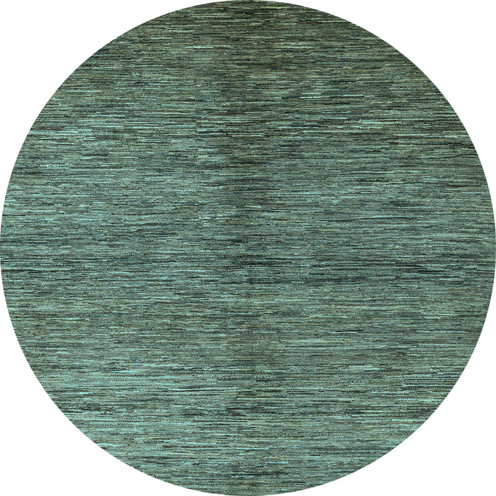 Round Machine Washable Abstract Light Blue Modern Rug, wshabs5588lblu