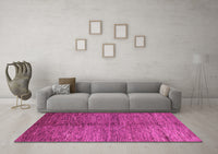 Machine Washable Abstract Pink Modern Rug, wshabs5588pnk