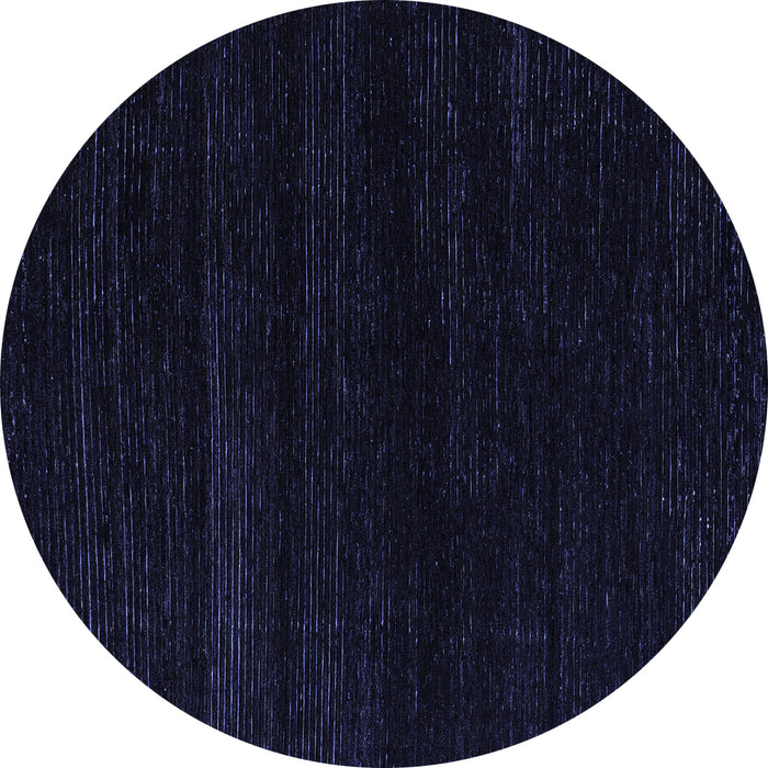 Round Abstract Blue Modern Rug, abs5589blu