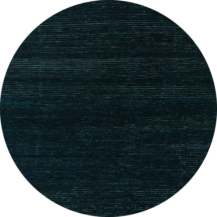 Round Abstract Light Blue Modern Rug, abs5589lblu