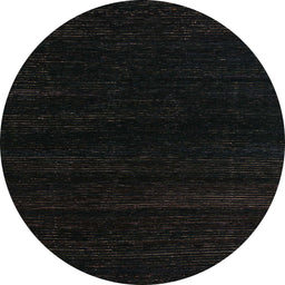 Round Machine Washable Abstract Black Rug, wshabs5589