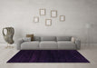 Machine Washable Abstract Purple Modern Area Rugs in a Living Room, wshabs5589pur