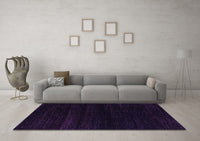 Machine Washable Abstract Purple Modern Rug, wshabs5589pur