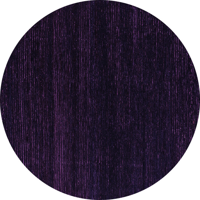 Round Abstract Purple Modern Rug, abs5589pur