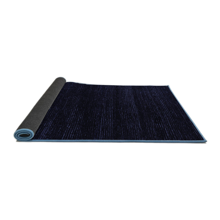 Sideview of Abstract Blue Modern Rug, abs5589blu
