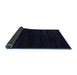 Sideview of Abstract Blue Modern Rug, abs5589blu