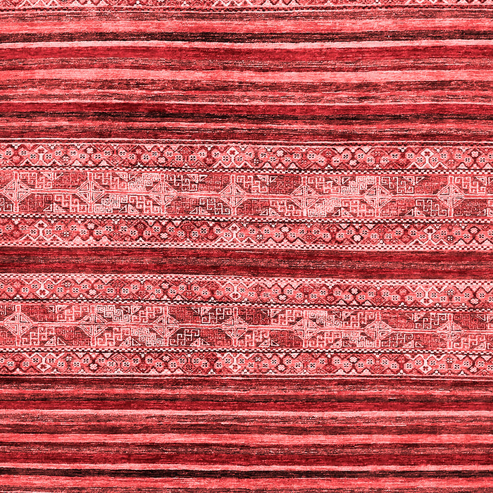 Machine Washable Abstract Red Modern Rug, wshabs558red