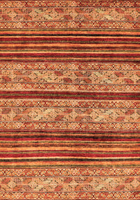 Abstract Orange Modern Rug, abs558org