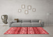 Modern Red Washable Rugs