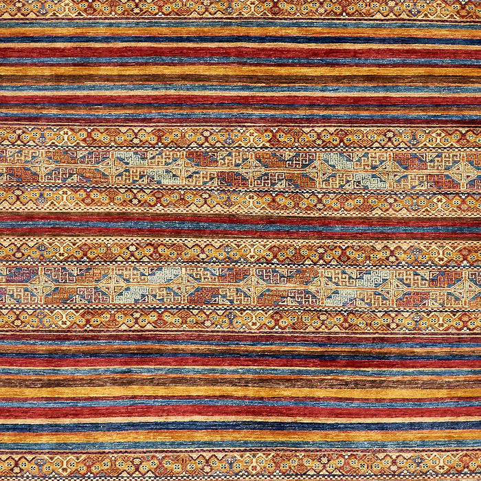 Machine Washable Abstract Brown Red Rug, wshabs558