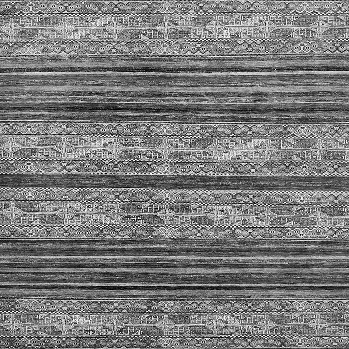 Square Machine Washable Abstract Gray Modern Rug, wshabs558gry