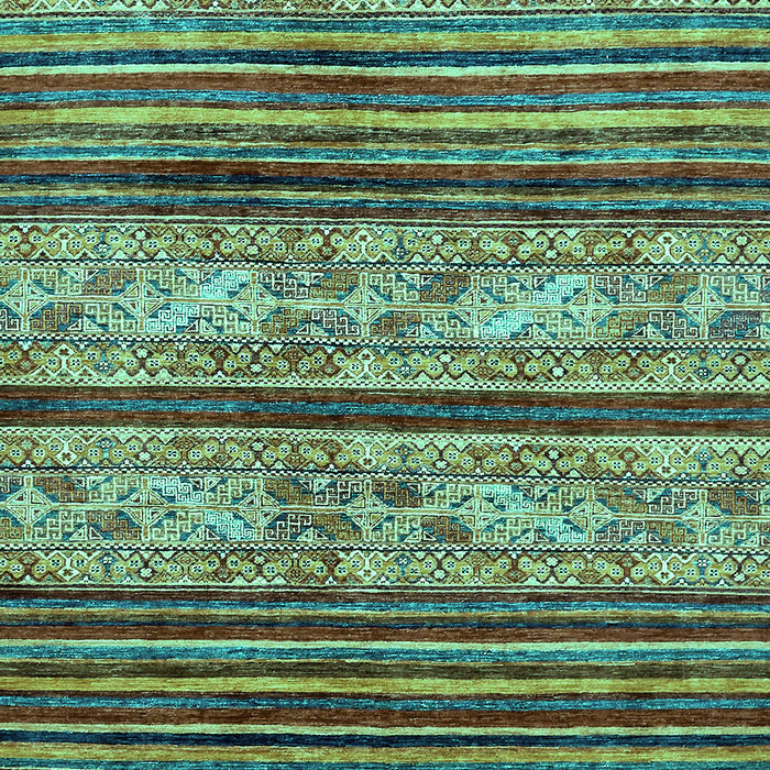 Abstract Turquoise Modern Rug, abs558turq