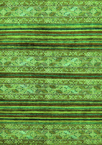 Abstract Green Modern Rug, abs558grn