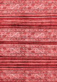 Abstract Red Modern Rug, abs558red