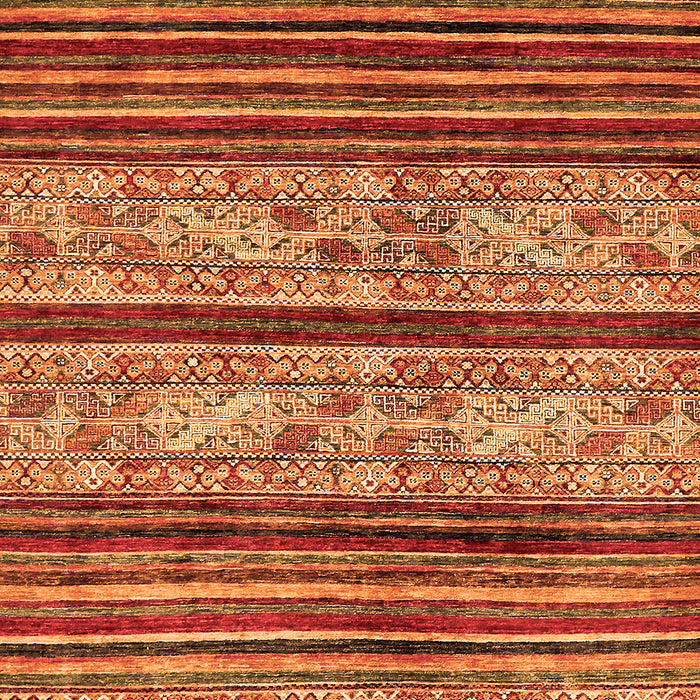 Machine Washable Abstract Orange Modern Area Rugs, wshabs558org