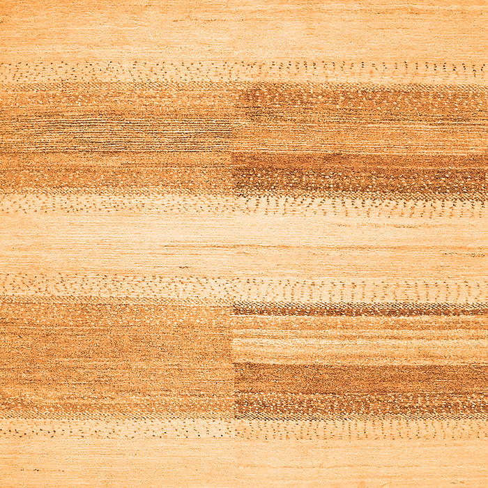 Square Solid Orange Modern Rug, abs5590org