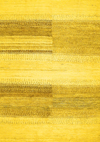 Solid Yellow Modern Rug, abs5590yw