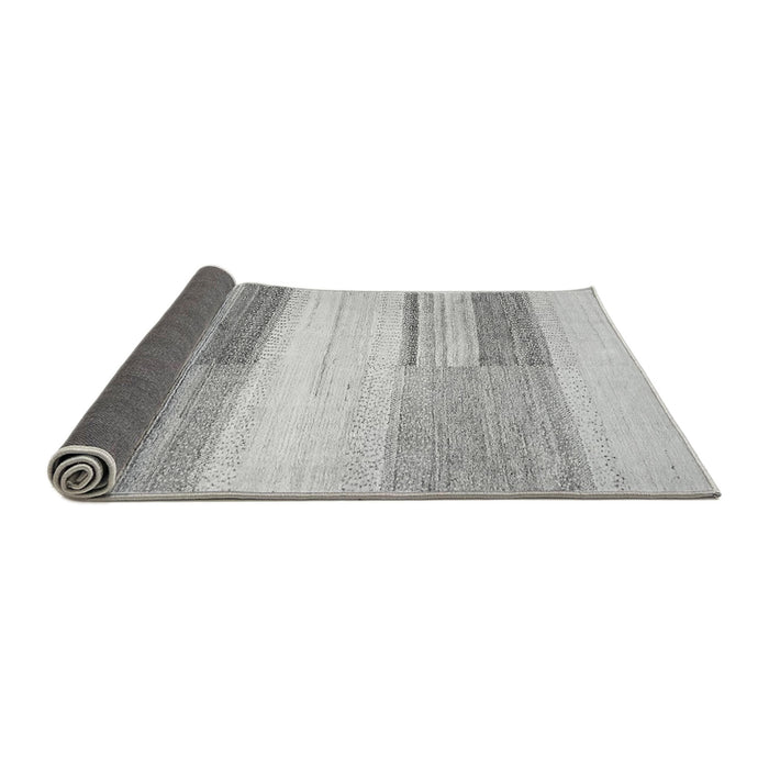 Sideview of Solid Gray Modern Rug, abs5590gry